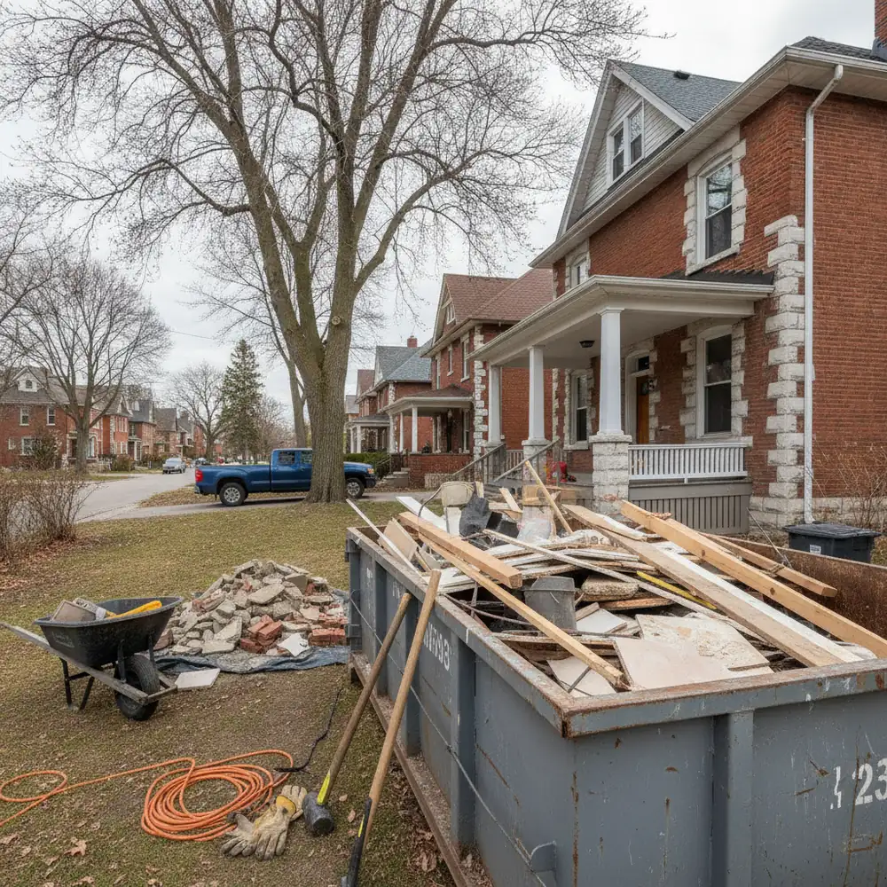 Renovation & Construction Debris Bin Rental
